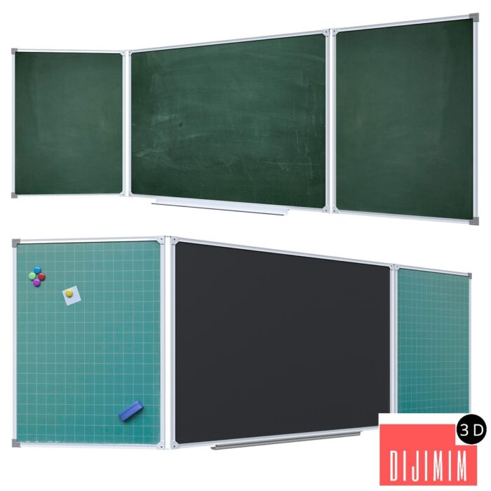 school chalk board - Görsel 1