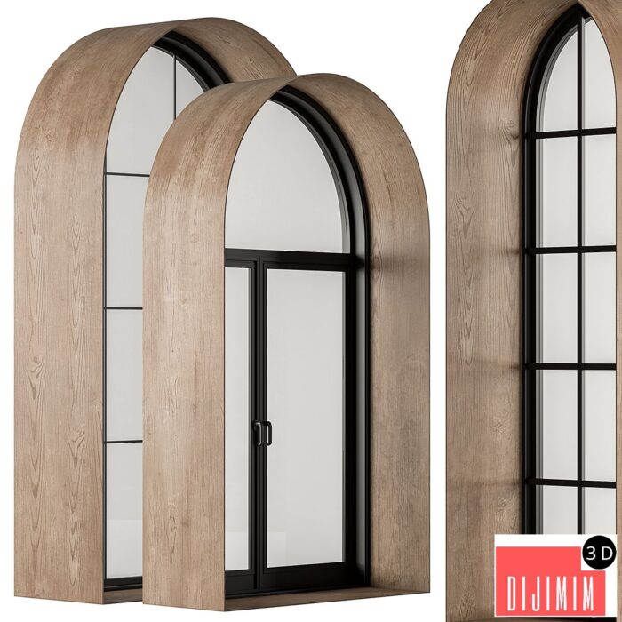 Modern Arched Windows Set 22 - Görsel 1
