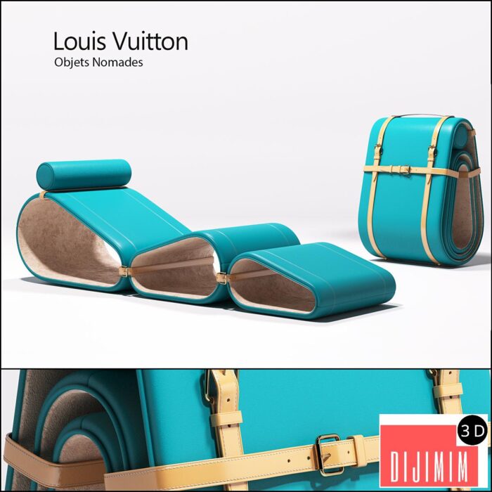 Louis Vuitton - Objets Nomades - Lounge chair - Görsel 1