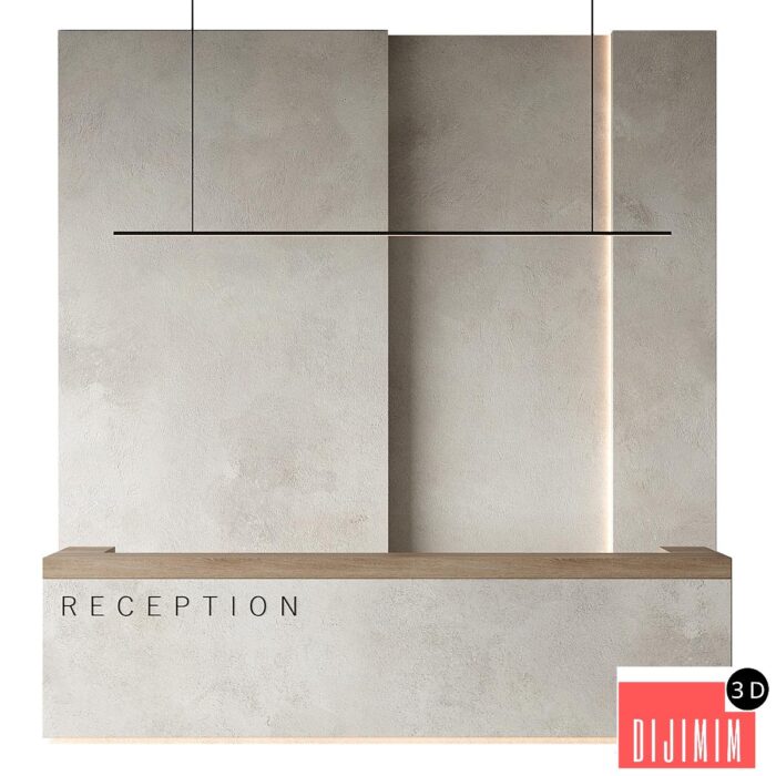 Reception Desk 01 - Görsel 1