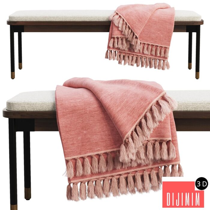 Joybird Sally Bench - Görsel 1