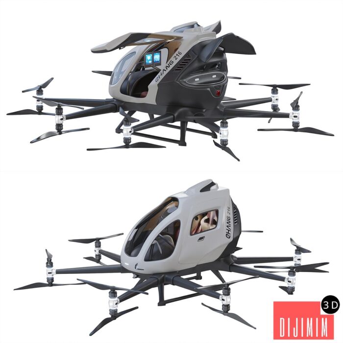 Ehang Flying Taxi - Görsel 1