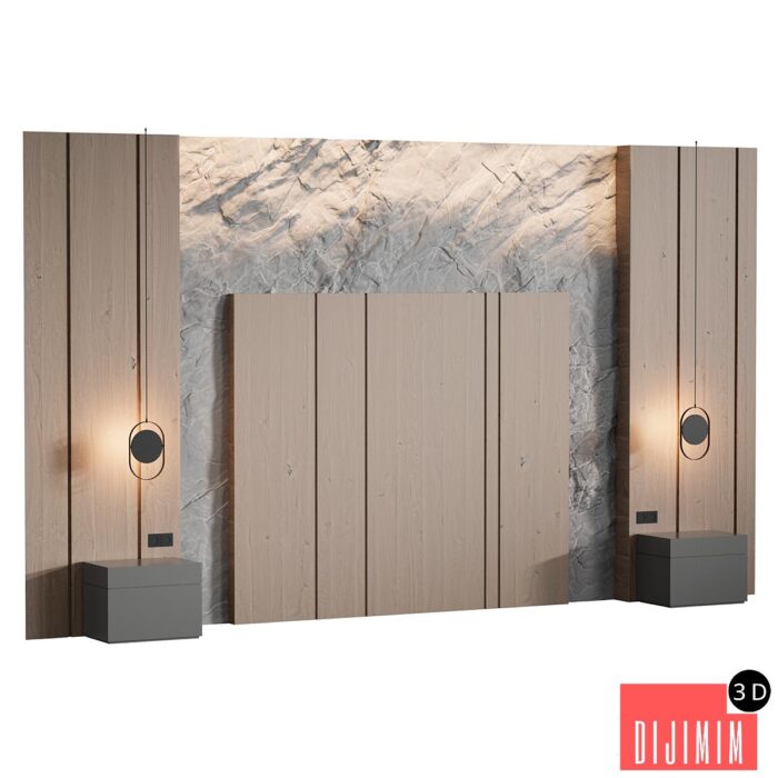 Rock Headboard 05 | Headboard - Görsel 1