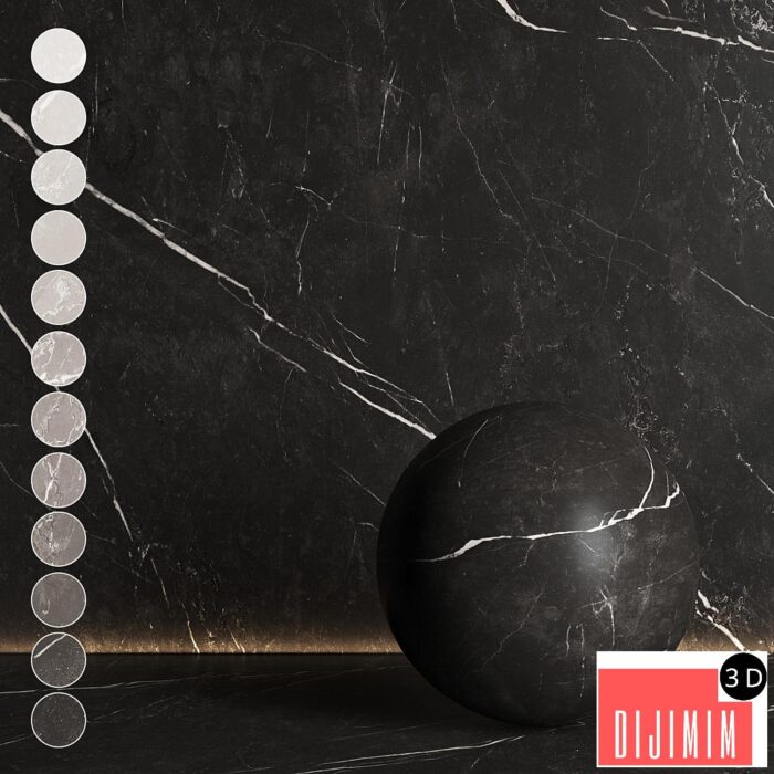 Marble of different shades №17 - Görsel 1