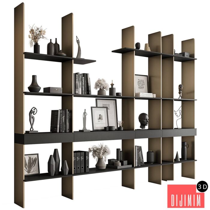 Shelves Decorative - Rack Set 18 - Görsel 1