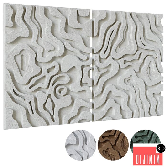 Abstract painting set by Lucile Salamone - Görsel 1