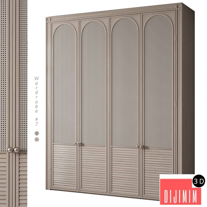 Wardrobe Rattan No. 7 - Görsel 1