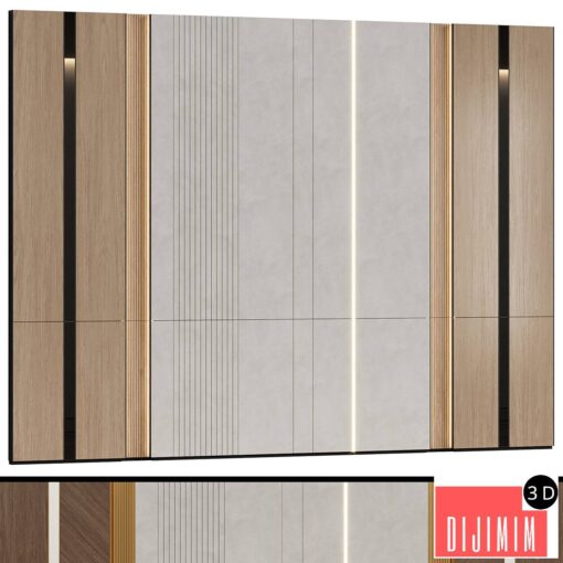 Wall panels in a modern minimalist style 4