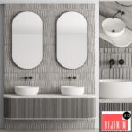Bathroom Set Concrete Wall - Set 27