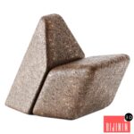 Cacao Armchair by BlackCork
