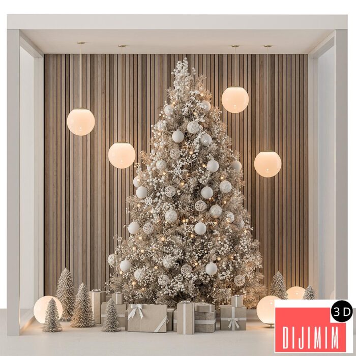 Christmas Tree and Decoration 52 - Görsel 1