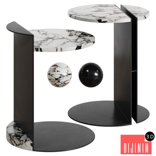 Side tables Fabio Teixeira Half Linea