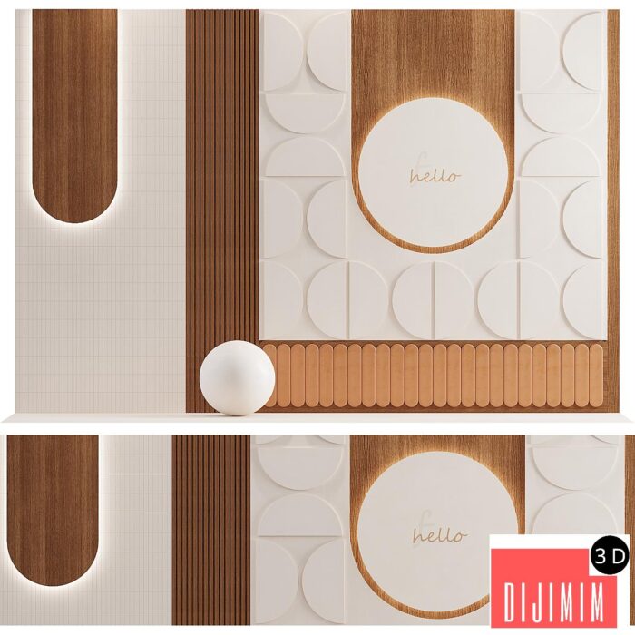 Decorative wall composition 04 - Görsel 1