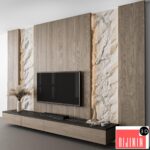 TV Wall Cliff and Wood - Set 98