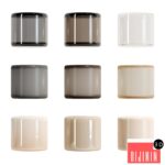 Glass material set