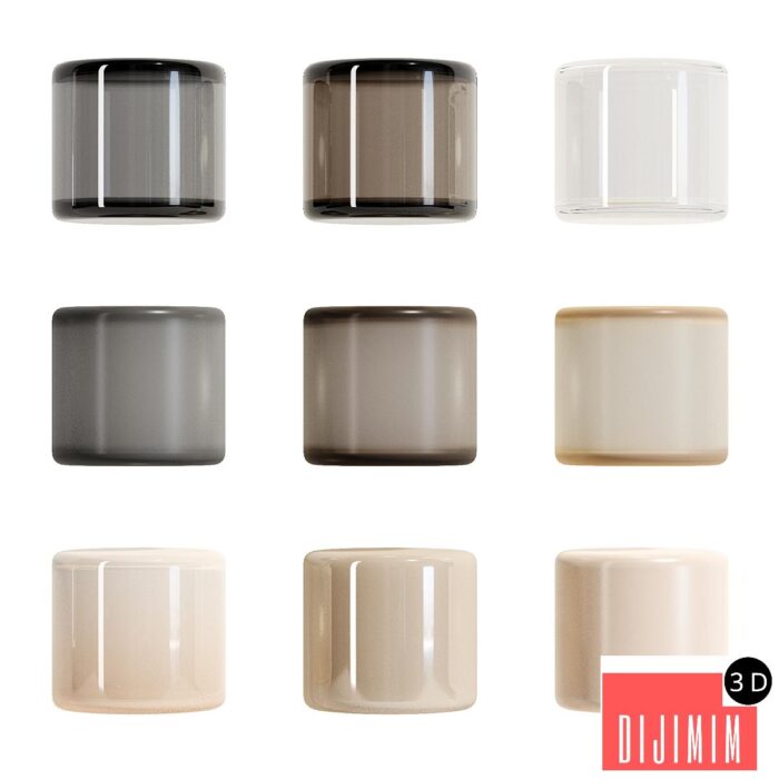 Glass material set - Görsel 1