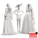 Wedding clothes on mannequins 002