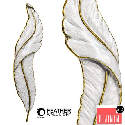 Feather Wall Light
