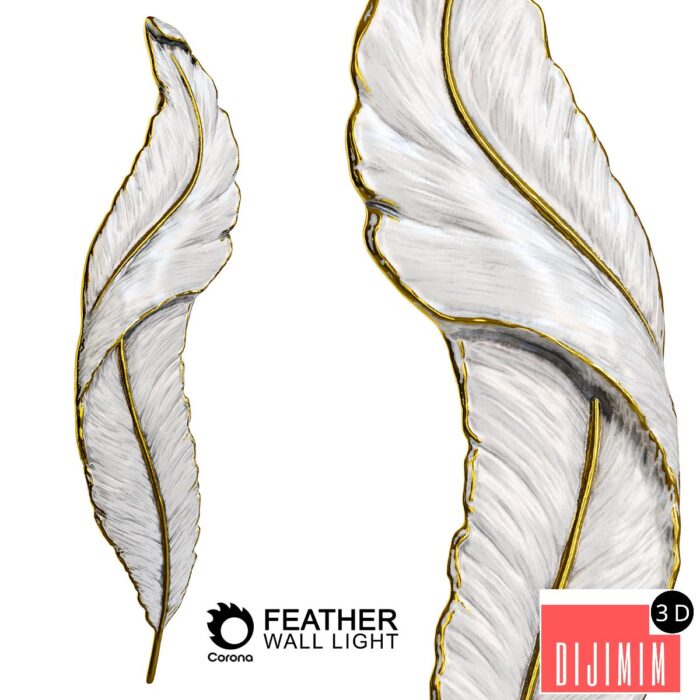 Feather Wall Light - Görsel 1