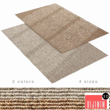 Jute boucle rug