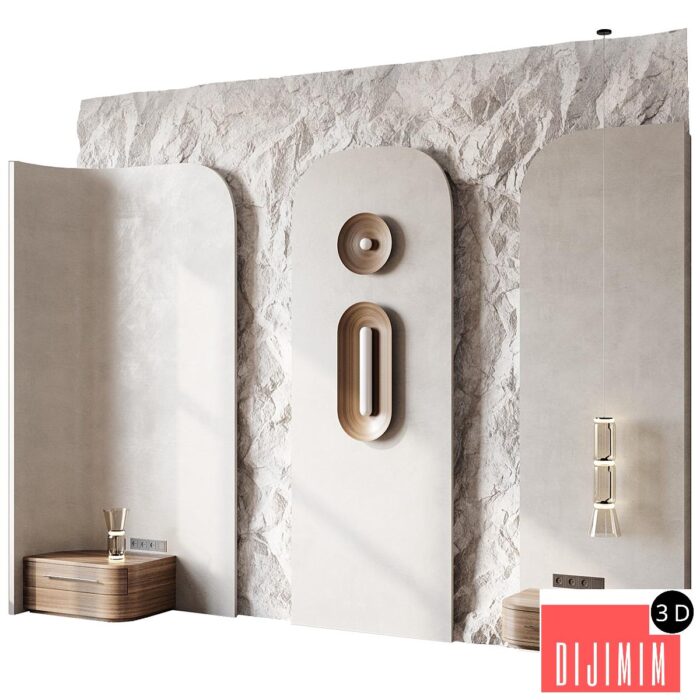 Headboard 3d Wall Panel 17 - Görsel 1