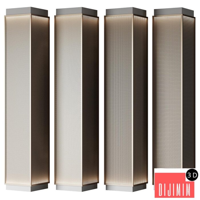 Metal columns with perforation No. 2 - Görsel 1