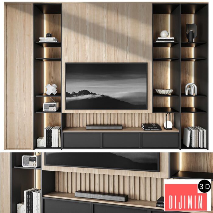 tv wall set 10 - Görsel 1