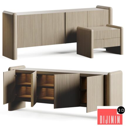 Carlyle Collective ELEMENTS 6.1 WOOD CREDENZA