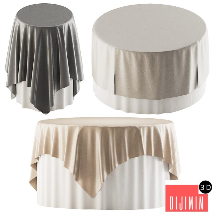 Restaurant Tablecloth - Circle - Görsel 1