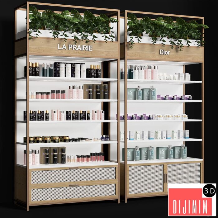 Rack with cosmetics 3 - Görsel 1