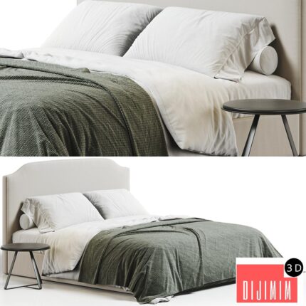 RH Belgian Slope Bed