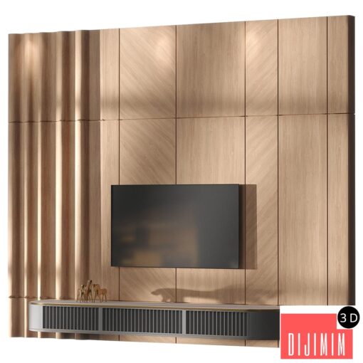 TV set wall 05