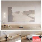 TV wall with Xiaomi laser projector