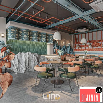 12960. Coffee Room Interior