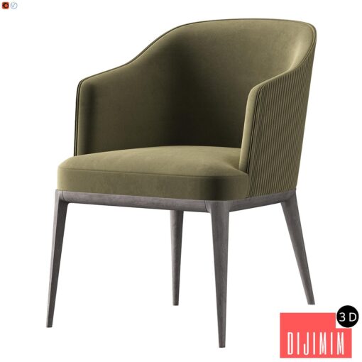 Chair 01 - Velor (Green)