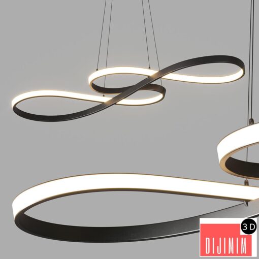 LED Pendant Light 75cm Acrylic Dimmable