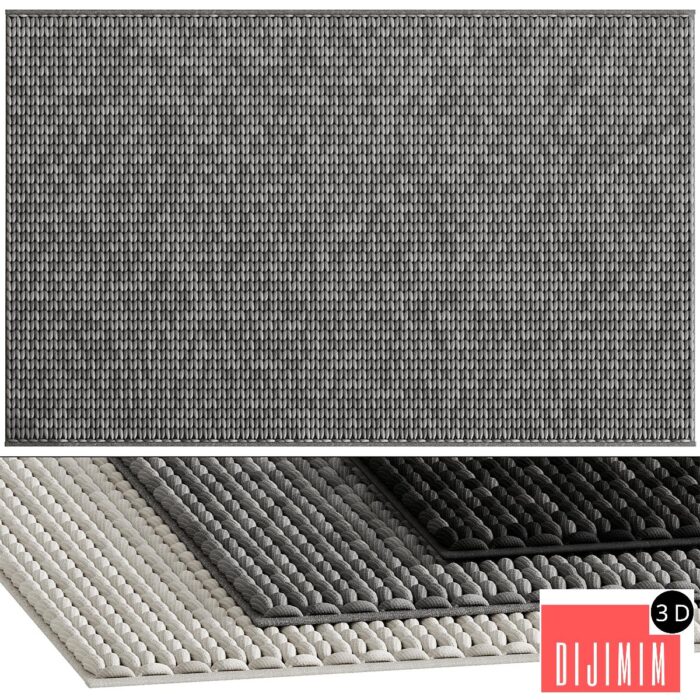 Coarse knit carpet 01 - Görsel 1
