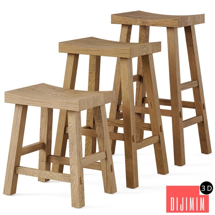 Bar stool Asayo by LA REDOUTE INTERIEURS - Görsel 1