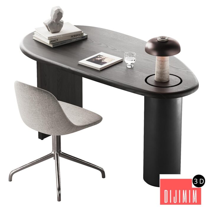 418 office furniture 22 workplace 07 Audo menu space The Eclipse Desk 01 - Görsel 1