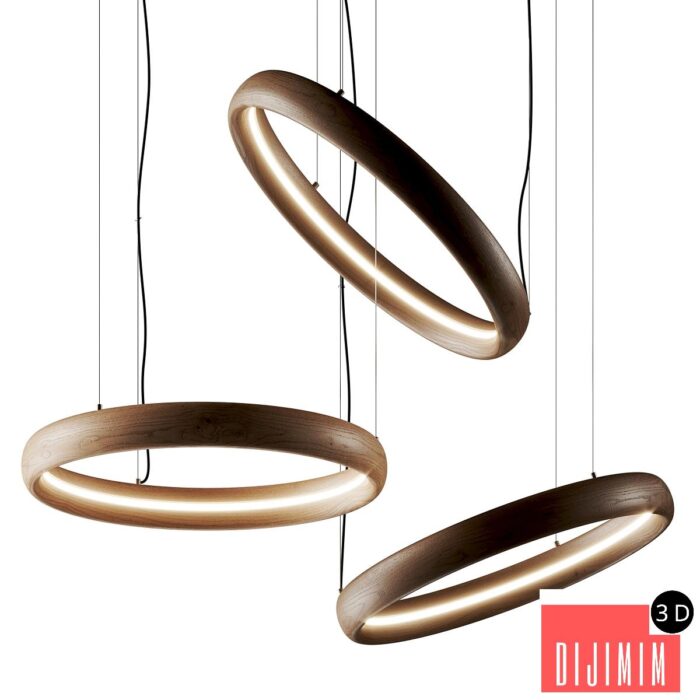 Ozzio Italia Ring Pendant Lamp - Görsel 1