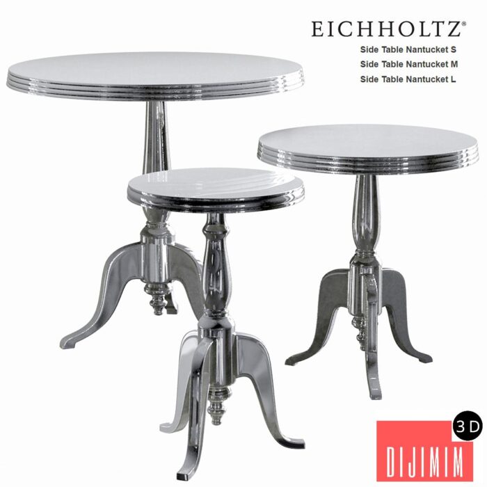 Eichholtz Side Table Nantucket S, M, L - Görsel 1