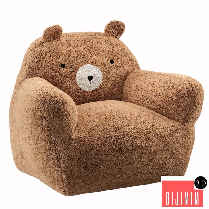 Teddy bear chair Midou La Redoute - Görsel 1