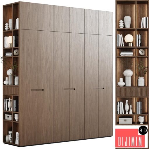 Modular cabinets in a modern minimalist style 93