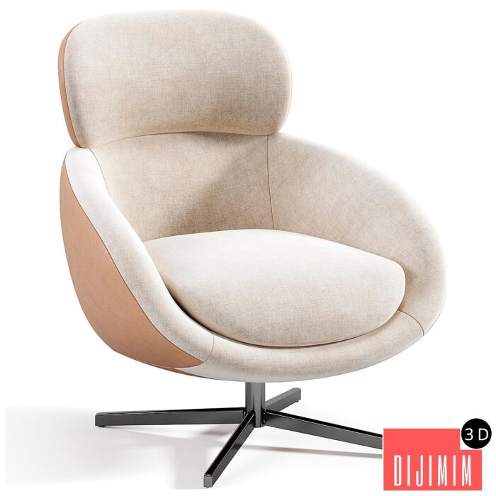 Russell Armchair By Minotti - Görsel 1
