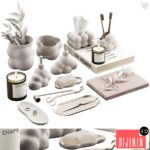 487 bathroom decorative set 03 cloud accessories 01