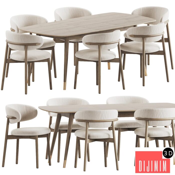 Dining Set 40 - Görsel 1