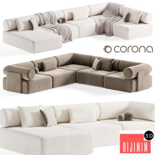 CIPRIANI U SHAPED SOFA Modern By lusso living