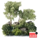 Collection outdoor indoor 62 pot plant & tree & bush & fern the garden pot