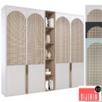Rattan wardrobe furniture 02