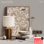 Wooden decor set